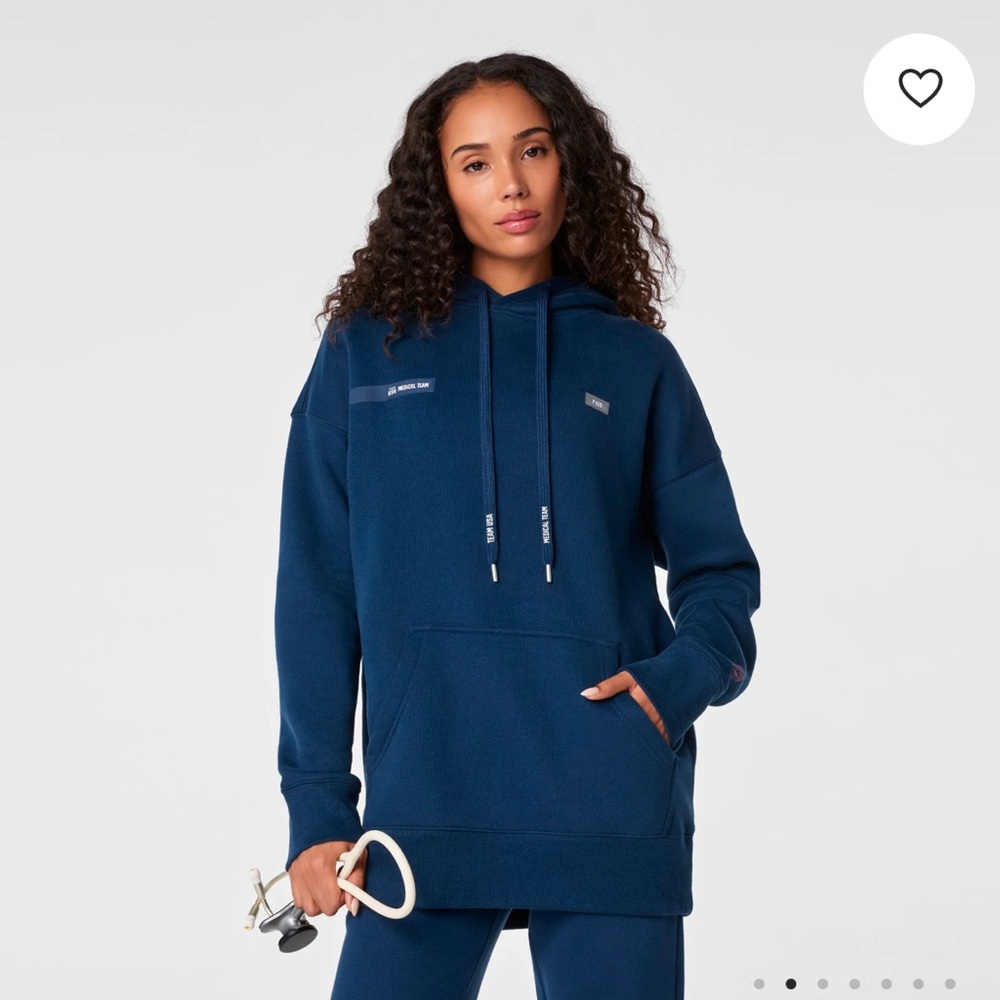 FIGS x Team USA Off-Shift Oversized Hoodie Sweatshirt